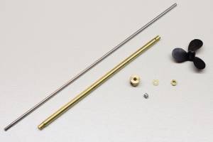 Stevenrohr mit Welle 4 / 2mm Wellenlänge 160 mm