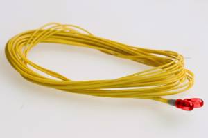 Krick Robbe Romarin Glühlampe rot, Ø 3 mm 6V / 50 mA 800 mm Kabel - 1654 - ro1654 abb. 1