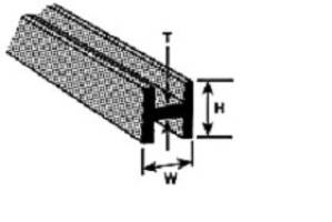 Krick H-8 H-Profil ABS 6,4x6,4x375mm (5) - 190065 Abb. 1