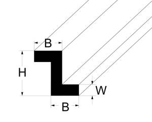 Krick ZFS-8 Z-Profil 6,4x3,7x600mm (5) - 190595 Abb. 1