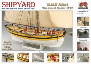 krick HMS Alert 1777 Laser Kartonbausatz - 24601 Abb. 1