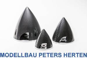 Aero-Naut Spinner Alu/Kunststoff 75mm, carbon - 7258/65 Abb. 1