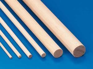krick Holz-Rundstab hell   12 mm - 80632 abb. 1