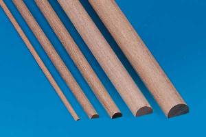 krick Halbrundstab Holz 2,5x5 mm - 81655 Abb. 1