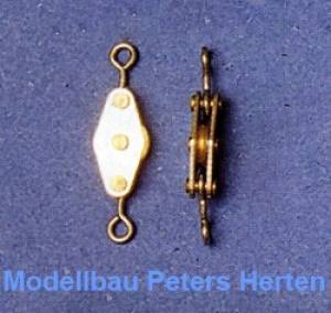 Aero-naut Block mit einer Rolle Höhe 12 mm 5 Stück - 5239/11 Abb. 1