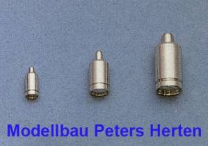Aero-naut Gasflasche Ø 6 x 14 mm VE2 aus Aluminium gedrehrt - 6063/31 Abb. 1