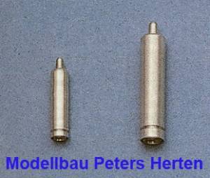 Aero-naut Sauerstoff-Flasche Ø 6 x 27 mm VE2 aus Aluminium gedrehrt - 6063/41