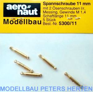Aeronaut Spannschraube M1,4x11 mm VE5 - 5800/11 Abb. 1
