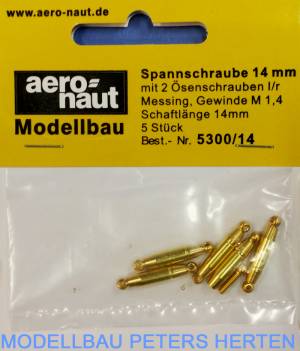 Aeronaut Spannschraube M2x28 mm VE5 - 5800/28 Abb. 1