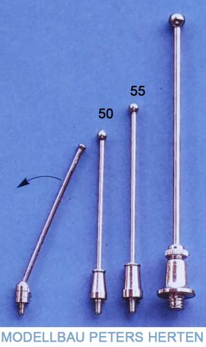 aeronaut Flaggenstock (vernickelt) VE2 - 5706/50 - 570650 Abb. 1