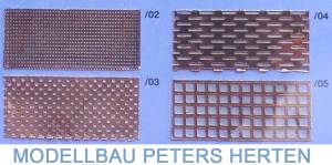 aeronaut Lüftblech oder Trittblech (Messingfarben eloxiert) 100X250 mm  - 5736/05 - 573605 Abb. 1
