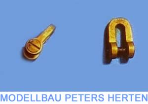 Aeronaut Schäkel mit funktionierendem Gewinde 12x7x5 mm - 5322/00 - 532200 Abb. 1