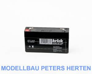 Krick Bleiakku 6V / 1,3Ah - 667251 Abb. 1