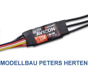AVICON 15A SLIM S-BEC Brushless Regler