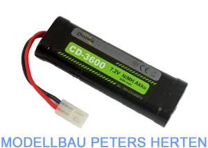 D-Power CD-3600 7.2V NiMH Akku mit Tamiya-Stecker - 220-CD360072 Abb. 1