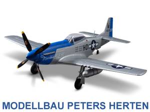 DERBEE P-51D Mustang Warbird PNP blau - 75cm