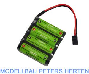 D-Power CD-2200 4.8V Reihe NiMH AA Akku - 220-CD220048R abb 1