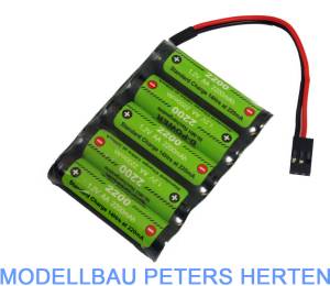 D-Power CD-2200 6.0V Reihe NiMH AA Akku - 220-CD22006R  Abb. 1