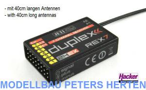 Hacker Jeti DUPLEX 2.4EX Empfänger REX 7 A40 - 80001246 Abb. 1
