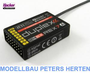 Hacker DUPLEX 2.4EX Empfänger REX 7 Assist - 80001242 Abb. 1