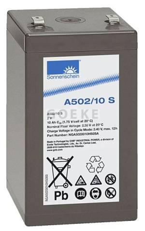 Sonnenschein Blei Akku 2V 10Ah Exide Dryfit A502/10S  - 106711 Abb. 1