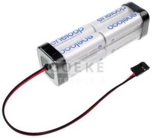 Sanyo eneloop HR-3UTGA-2000 Senderakku Stecksystem: passend für Futaba-Servo - 125480 Abb. 1