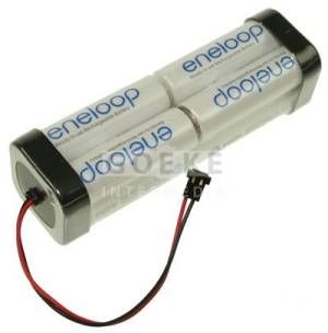 Sanyo eneloop HR-3UTGA-2000 Senderakku Stecksystem: passend für Graupner- 124008 Abb. 1