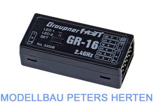 Graupner GR-16 HoTT Empfänger (8-Kanal) 33508 Abb. 1