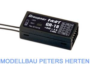 D-Power Graupner GR-18 + 3XG + 3A HoTT Empfänger (9-Kanal) - S1019 Abb. 1