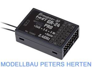 Graupner GR-24 PRO +3xG +3A +3M +Vario Empfänger (12-Kanal) 33583 Abb. 1