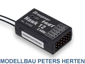 Graupner Hawk-12 HoTT - 2.4 GHz Empfänger