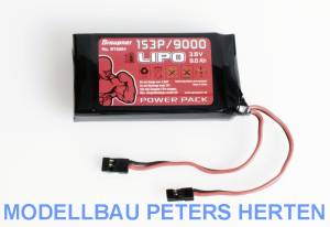 D-Power Graupner Senderakku LiPo 1S3P/9000 TX - BT8084 Abb. 1