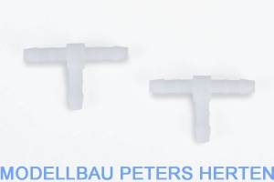 Graupner Schlauchverbinder 4 mm, T-Stück, 2 Stück - 562.1 Abb. 1