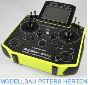 Hacker  Duplex 2,4EX Handsender DS-16 YELLOW Carbon (NEU: Multimode)  -  80001508 abb 1