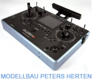 Hacker DUPLEX 2,4EX Pultsender DC-24 Carbon Line Light Blue Multimode  -  80001599 abb 1