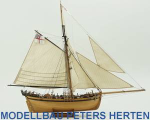HMS Rattlesnake 1776 Laser-Holzbausatz 1:72