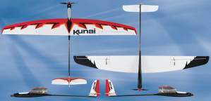 Revell Hobbico GreatPlanes Kunai Elektrosegler ARF + Motor - GPMA1815 abb 1
