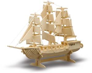 Donau Electronics Holzbausatz Segelschiff - M869