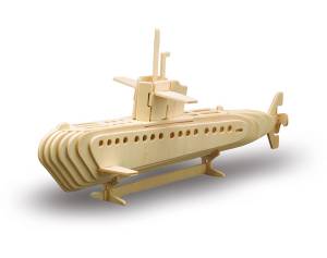 Donau Electronics Holzbausatz U-Boot - M866-3