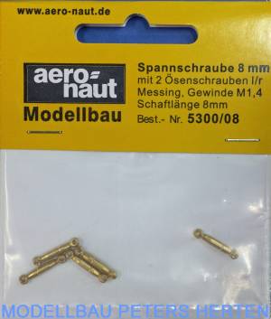 Aeronaut Spannschraube M1,4x8 mm VE5 - 5800/08 Abb. 1