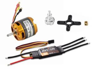 D-Power Brushless SET AL35-12 &  AVICON 40A Regler