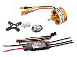 D-Power Brushless SET AL28-13 & AVICON 20A Regler