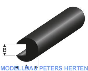 Krick Kantenschutz Ø10x3 mm L=2 m Gummiprofil (VE=2m) - rb104-34 Abb. 1