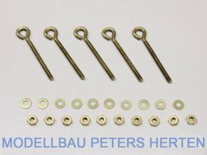 krick Robbe Ringschrauben Set M2,5x30 (VE5) - ro6955 Abb. 1