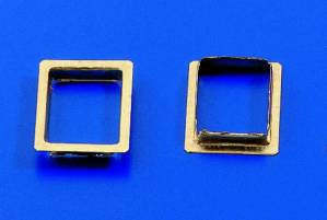 Krick Tempelrahmen 13x15 mm aus Messingblech (10 St.)  - 61002