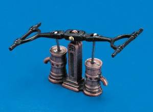 Krick Wasserpumpe doppelt Höhe 18mm Metallkit  - 61033