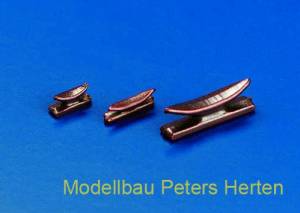 Krick Klampe brüniert Metall 5mm (10Stk)  - 61690
