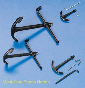 Krick Admiralitätsanker 20 mm schwarz - 61742 Abb. 2