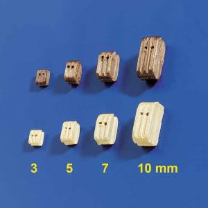 Krick Doppelblöcke 5 mm Buchsbaum hell - 60965 Abb. 1