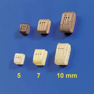 Krick Dreifachblöcke 5 mm Buchsbaum hell (10 Stk.) - 60968
